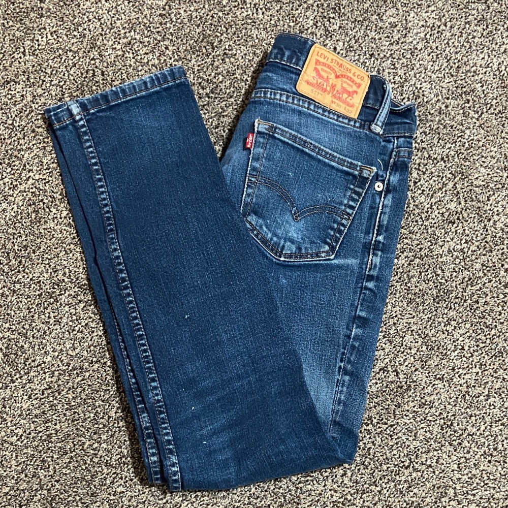 Levi's Men's Dark Blue Straight Jeans